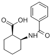 structure of CAS# 26693-55-0, (1R,2S)-2-(Benzoylamino)-Cyclohexanecarboxylicacid;(1R,2S)-2-[(Oxo-Phenylmethyl)Amino]-1-Cyclohexanecarboxylate;(1R,2S)-2-(Phenylcarbonylamino)Cyclohexane-1-Carboxylate;Zinc01081437