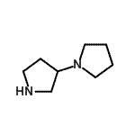 structure of CAS# 267241-99-6, 1,3'-Bipyrrolidine;[1,3']Bipyrrolidinyl;1,3-Bipyrrolidine;1,3'-bipyrrolidine dihydrochloride