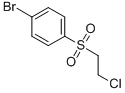 structure of CAS# 26732-25-2, 4-Bromophenyl 2-Chloroethyl Sulfone;Benzene, 1-Bromo-4-[(2-Chloroethyl)Sulfonyl]-;Nsc202564;Sulfone, P-Bromophenyl 2-Chloroethyl