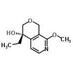 CAS#: 267876-80-2， (4S)-4-Ethyl-8-Methoxy-3,4-Dihydro-1H-Pyrano[3,4-c]Pyridin-4-Ol