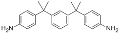 structure of CAS# 2687-27-6, 4,4'-[1,3-Phenylenebis(1-Methylethylidene)]Bis-Benzenamine;Alpha,Alpha'-Bis(4-Aminophenyl)-1,3-Diisopropylbenzene Bisaniline M 4,4'-(1,3-Phenylenediisopropylidene)Bisaniline;4,4'-[1,3-Phenylenebis(1-Methyl-1,1-Ethanediyl)]Bisaniline;4,4'-[1,3-Phenylenebis(1-Methylethane-1,1-Diyl)]Bisaniline