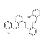 CAS#: 26907-82-4， 2-[(E)-{[2-({2-[(Z)-(2-Hydroxybenzylidene)Amino]Phenyl}Disulfanyl)Phenyl]Imino}Methyl]Phenol