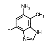 CAS#: 269083-21-8， 4-Fluoro-7-Methyl-1H-Benzimidazol-6-Amine