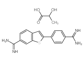 CAS#: 27047-46-7， 2-(4-Amidinophenyl)benzothiophene-6-carboxamidine lactate