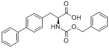 structure of CAS# 270568-72-4, Cbz-4-Biphenyl-L-Ala;Z-BETA-(4-BIPHENYLYL)-ALA-OH;Z-L-ALA(4,4'-BIPHENYL)-OH;Z-4-PHENYL-PHENYLALANINE