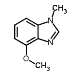 CAS#: 27077-81-2， 4-Methoxy-1-Methyl-1H-Benzimidazole