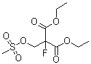 结构式 CAS# 2710-86-3, 氟{[(甲基磺酰基)氧基]甲基}丙二酸二乙酯