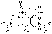 CAS 登录号：27121-72-8， myo-肌醇 1,3,4,5-四磷酸酯四钾盐
