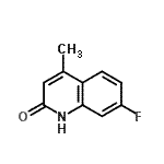 CAS#: 271241-24-8， 7-Fluoro-4-Methyl-2(1H)-Quinolinone