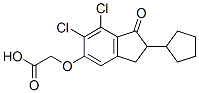 CAS#: 27366-52-5， [(6,7-Dichloro-2-Cyclopentyl-2,3-Dihydro-1-Oxo-1H-Inden-5-Yl)Oxy]Acetic Acid