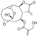 CAS#: 27470-84-4， 2-Hydroxymethylpropenoic Acid [(1aR,4Z,5aR,8aR,9S,10aR,11S)-1a,2,5a,7,8,8a,9,10-Octahydro-11-Hydroxy-8-Methylene-7-Oxo-3H-4,10alpha-(Methanoxymethano)-Oxireno[5,6]Cyclodeca[1,2-b]Furan-9-Yl] Ester