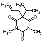 CAS#: 27509-65-5， 5-Allyl-5-Isopropyl-1,3-Dimethyl-2,4,6(1H,3H,5H)-Pyrimidinetrione