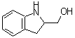 structure of CAS# 27640-33-1, 2,3-Dihydro-1H-Indol-2-Ylmethanol;(S)-(+)-2-Indolinemethanol;2-(HYDROXYMETHYL)-2,3-DIHYDRO-1H-INDOLE;2-(Hydroxymethyl)indoline