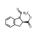 CAS#: 27640-53-5， Methyl (2R)-1-Nitroso-2-Indolinecarboxylate