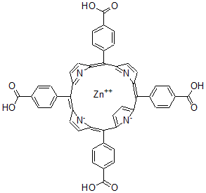 CAS#: 27647-84-3， Zinc(II) Tetrakis(4-Carboxyphenyl)Porphine