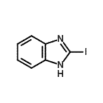 结构式 CAS# 27692-04-2, 2-碘-1H-苯并咪唑