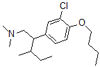 CAS#: 27778-88-7， 4-Butoxy-3-Chloro-N,N-Dimethyl-beta-(1-Methylpropyl)Benzeneethanamine