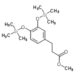 CAS#: 27798-75-0， Methyl 3-{3,4-Bis[(Trimethylsilyl)Oxy]Phenyl}Propanoate