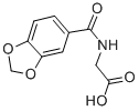 CAS#: 27855-25-0， (1,3-Benzodioxol-5-Ylcarbonyl)Amino]Acetic Acid
