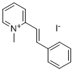 CAS 登录号：2787-08-8， 1-甲基-2-[(E)-2-苯乙烯基]吡啶-1-鎓碘化物