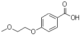 结构式 CAS# 27890-92-2, 4-(2-甲氧基乙氧基)苯甲酸
