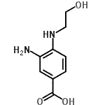 CAS#: 279227-01-9， 3-Amino-4-[(2-Hydroxyethyl)Amino]Benzoic Acid
