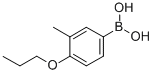 structure of CAS# 279262-88-3, (4-Propoxy-3-Methyl)Benzeneboronic Acid;4-N-Propoxy-3-Methylbenzeneboronic Acid, 97%;(4-PROPOXY-3-METHYL)BENZENEBORONIC ACID;3-Methyl-4-Propoxybenzeneboronic Acid