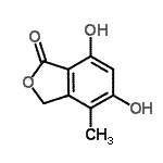 CAS#: 27979-57-3， 5,7-Dihydroxy-4-Methyl-2-Benzofuran-1(3H)-One