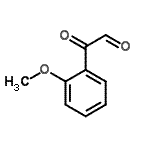structure of CAS# 27993-70-0, (2-Methoxyphenyl)(Oxo)Acetaldehyde;2-(2-methoxyphenyl)-2-oxoacetaldehyde;2-Methoxyphenylglyoxal;MFCD06800952