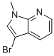 structure of CAS# 281192-91-4, 1-Methyl-3-Bromo-7-Azaindole;1H-PYRROLO[2,3-B]PYRIDINE,3-BROMO-1-METHYL-;3-Bromo-1-Methyl-1H-Pyrrolo[2,3-B]Pyridine;1-METHYL-3-BROMO-7-AZAINDOLE