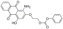 CAS#: 28173-59-3， 2-[(1-Amino-9,10-Dihydro-4-Hydroxy-9,10-Dioxo-2-Anthryl)Oxy]Ethyl Phenyl Carbonate