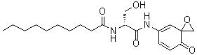 CAS#: 282108-77-4， N-{(2R)-3-Hydroxy-1-Oxo-1-[(8-Oxo-1-Oxaspiro[2.5]Octa-4,6-Dien-5-Yl)Amino]-2-Propanyl}Decanamide