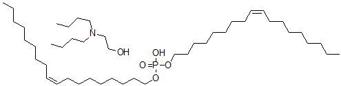 CAS#: 28215-72-7， 9-Octadecen-1-ol hydrogen phosphate, compd. with 2-(dibutylamino)ethanol