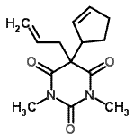 CAS#: 28239-48-7， 5-Allyl-5-(2-Cyclopenten-1-Yl)-1,3-Dimethyl-2,4,6(1H,3H,5H)-Pyrimidinetrione