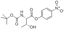 structure of CAS# 28307-08-6, N-[(1,1-Dimethylethoxy)Carbonyl]-L-Threonine 4-Nitrophenyl Ester;BOC-L-THREONINE P-NITROPHENYL ESTER;BOC-L-THREONINE 4-NITROPHENYL ESTER;BOC-THR-ONP