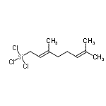 CAS#: 28333-49-5， Trichloro[(2E)-3,7-Dimethyl-2,6-Octadien-1-Yl]Silane