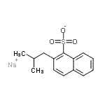 CAS#: 28348-65-4， Sodium 2-Isobutyl-1-Naphthalenesulfonate