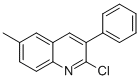 structure of CAS# 284664-59-1, 2-Chloro-6-Methyl-3-Phenylquinoline;2-CHLORO-6-METHYL-3-PHENYLQUINOLINE