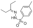 structure of CAS# 28495-72-9, 3-Pentanone p-Toluenesulfonylhydrazone;N-(1-Ethylpropylideneamino)-4-Methyl-Benzenesulfonamide;N-(1-Ethylpropylideneamino)-4-Methylbenzenesulfonamide;Nsc126974