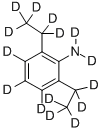 structure of CAS# 285132-89-0, 2,6-Diethylaniline-D15