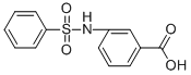 structure of CAS# 28547-15-1, 3-[(Phenylsulfonyl)Amino]-Benzoic Acid;Zinc00293508