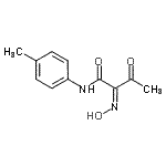 CAS#: 2856-38-4， (2Z)-2-(Hydroxyimino)-N-(4-Methylphenyl)-3-Oxobutanamide