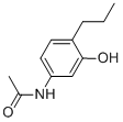 structure of CAS# 28583-72-4, N-(3-Hydroxy-4-Propylphenyl)-Acetamide;N1-(3-Hydroxy-4-Propylphenyl)Acetamide, 95+%;N1-(3-HYDROXY-4-PROPYLPHENYL)ACETAMIDE;N-(3-Hydroxy-4-Propylphenyl)Acetamide