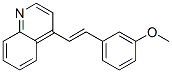 CAS#: 2859-56-5， 4-[2-(3-Methoxyphenyl)Ethenyl]Quinoline