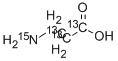 structure of CAS# 285978-07-6, beta-Alanine-13C3-15N