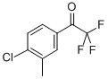 structure of CAS# 286017-71-8, 4'-Chloro-3'-Methyl-2,2,2-Trifluoroacetophenone;1-(4-CHLORO-3-METHYL-PHENYL)-2,2,2-TRIFLUORO-ETHANONE;1-(4-Chloro-3-Methylphenyl)-2,2,2-Trifluoroethanon;4'-CHLORO-3'-METHYL-2,2,2-TRIFLUOROACETOPHENONE