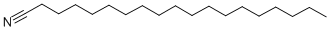 structure of CAS# 28623-46-3, n-Nonadecanonitrile;1-Cyanooctadecane;Nsc148361;Nonadecanonitrile