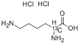 structure of CAS# 286437-17-0, DL-Lysine-2-13C Dihydrochloride