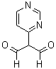 structure of CAS# 28648-78-4, 2-(4-Pyrimidinyl)-Propanedial;2-(3H-Pyrimidin-4-Ylidene)Malonaldehyde;Zinc00153855;Zinc04692648