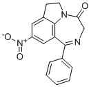 CAS 登录号：28748-76-7， 6,7-二氢-9-硝基-1-苯基-吡咯并(3,2,1-jk)(1,4)苯并二氮杂卓-4(3H)-酮